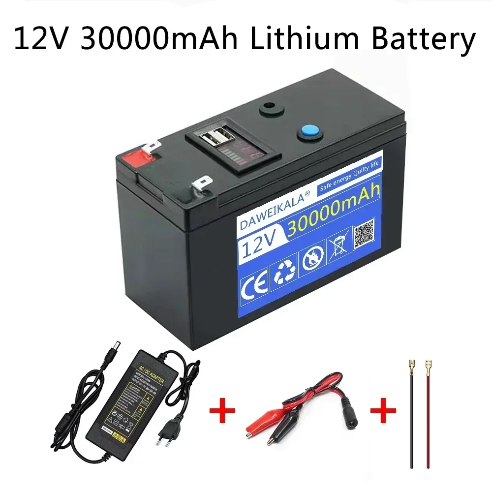 Renewable Energy Source - 12V Lithium-Batterie 30Ah 18650 wiederaufladbarer Akku