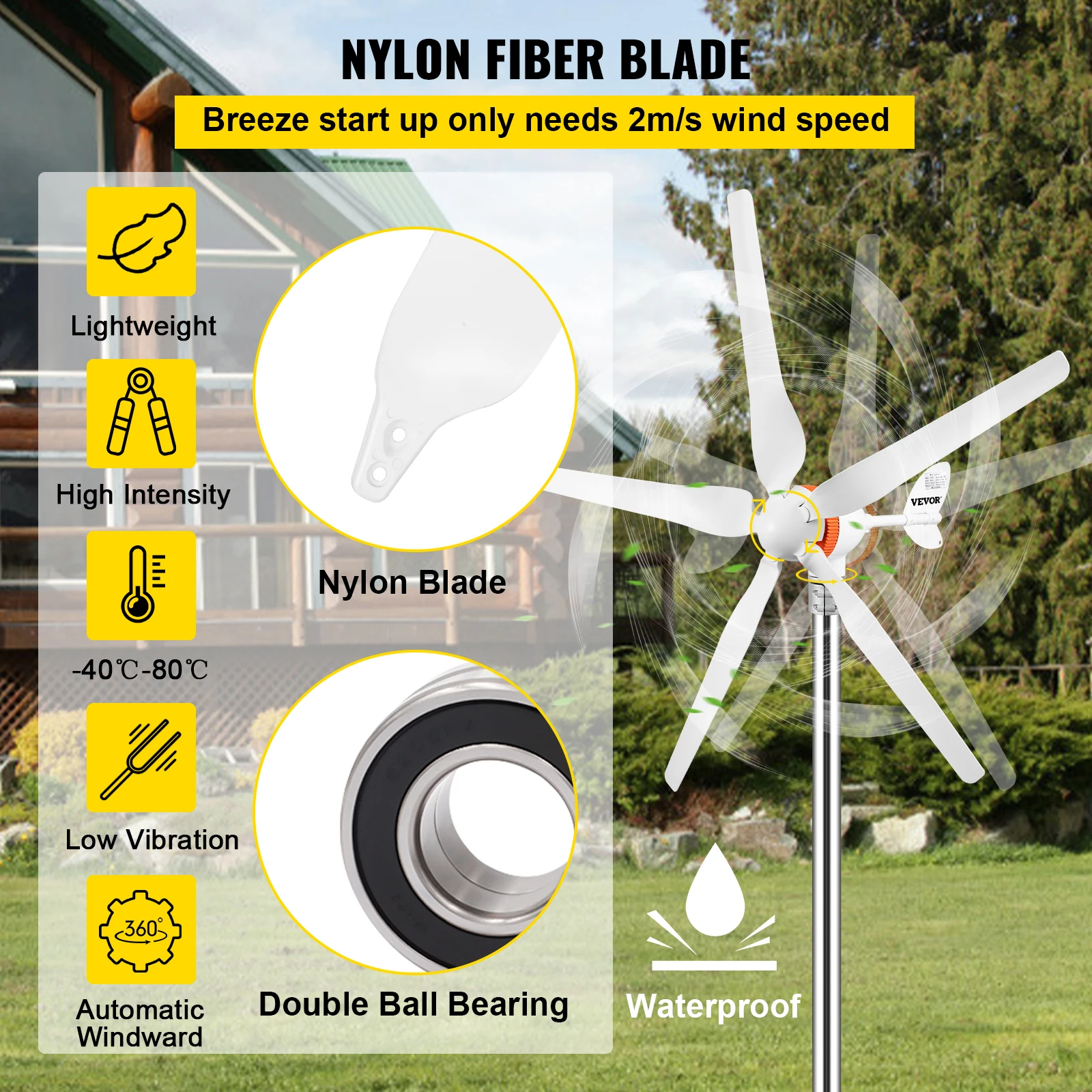 Kleiner Windturbinengenerator  – Renewable Energy Yacht Bewertung und Preis