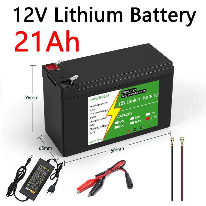 12V 6Ah-21Ah 18650 Lithium-Akk – Renewable Energy Source Bewertung und Preis